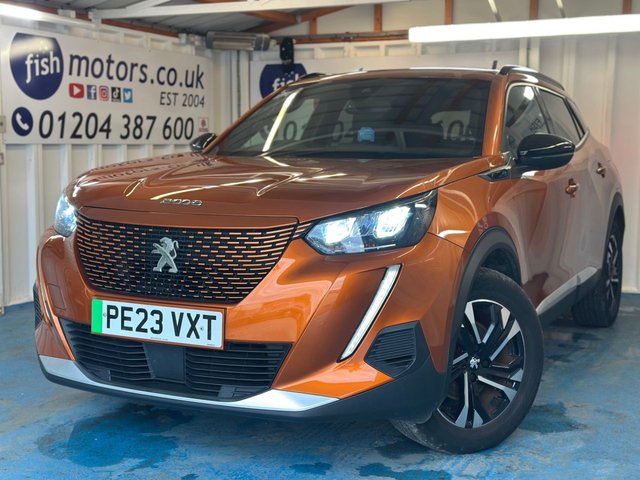 2023 23 PEUGEOT E-2008 50kWh Allure Premium + SUV 5dr Electric Auto (7kW Charger) (136 ps)+2 KEYS+1 OWNER FROM NEW+ALLOYS+HISTORY+PARK CONTROL WITH CAM+MEDIA+BLUETOOTH+NAV+PRIVACY+HALF LEATHER SEATS+CRUISE+ 2 KEYS+1 OWNER FROM NEW+ALLOYS+HISTORY+PARK CONTROL WITH CAM+MEDIA+BLUETOOTH+NAV+PRIVACY+HALF LEATHER SEATS+CRUISE+HPI CLEAR