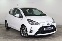 USED 2019 19 TOYOTA YARIS 1.5 VVT-h Icon Hatchback 5dr Petrol Hybrid E-CVT Euro 6 (s/s) (100 ps) Rear Park Camera, Bluetooth