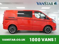 USED 2021 21 FORD TRANSIT CUSTOM 320 2.0 EBL 185 BHP SWB SPORT NAV AUTO 5 SEATER CREWCAB  AUTOMATIC | 5 SEATER CREW | HIGH SPEC !