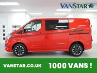 USED 2021 21 FORD TRANSIT CUSTOM 320 2.0 EBL 185 BHP SWB SPORT NAV AUTO 5 SEATER CREWCAB  AUTOMATIC | 5 SEATER CREW | HIGH SPEC !