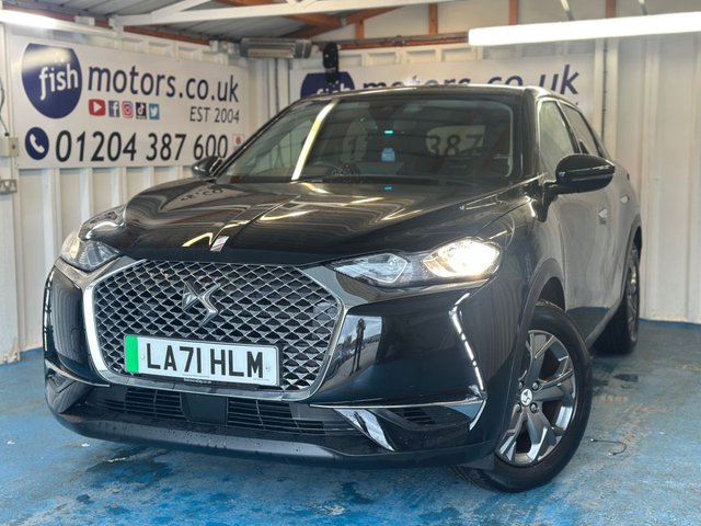 View our DS Automobiles DS 3 Crossback E-TENSE 50kWh Bastille Crossback 5dr Electric Auto (136 ps)+2 KEYS+1 OWNER FROM NEW+FSH+HALF LEATHER SEATS+PARK CONTROL+DAB+PRIVACY+DIGITAL DASH+BLUETOOTH+MEDIA+APPS+ALLOYS+CRUISE+