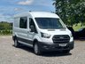 USED 2024 73 FORD TRANSIT 2.0 350 EcoBlue Trend Crew Van Double Cab 5dr Diesel Manual L3 H2 Euro 6 (s/s) (130 ps) 6 Seater Air Con
