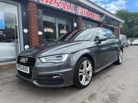 USED 2013 63 AUDI A3 1.4 TFSI CoD S line Sportback 5dr Petrol Manual Euro 6 (s/s) (140 ps) 12 MONTHS MOT SERVICE HISTORY