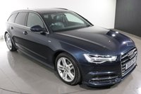 USED 2018 18 AUDI A6 AVANT 2.0 TDI ultra S line Estate 5dr Diesel S Tronic Euro 6 (s/s) (190 ps) 2 OWNERS - 7 STAMP DEALER SERVICE HISTORY - 2 KEYS