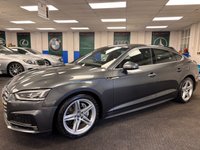USED 2017 17 AUDI A5 2.0 TDI S line Sportback 5dr Diesel S Tronic quattro Euro 6 (s/s) (190 ps) UK DELIVERY FLAT FEE &pound;250 (SUBJECT TO DEAL) *OVER 100 IMAGES ON OUR WEBSITE*BESPOKE FINANCE ARRANGED*PART EXCHANGE WELCOME*ALL VEHICLES HPI CLEAR