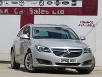 USED 2016 66 VAUXHALL INSIGNIA 2.0 CDTi ecoFLEX SRi Nav Sports Tourer 5dr Diesel Manual Euro 6 (s/s) (170 ps) 