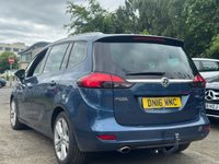 USED 2016 16 VAUXHALL ZAFIRA TOURER 2.0 CDTi SRi MPV 5dr Diesel Auto Euro 6 (170 ps) 