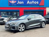 USED 2023 23 AUDI A3 1.0 TFSI 30 S line Sportback S Tronic Euro 6 (s/s) 5dr Leather+CarPlay+1owner+Alloys