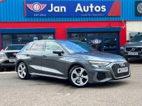 USED 2023 23 AUDI A3 1.0 TFSI 30 S line Sportback S Tronic Euro 6 (s/s) 5dr Leather+CarPlay+1owner+Alloys