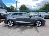 USED 2023 23 AUDI A3 1.0 TFSI 30 S line Sportback S Tronic Euro 6 (s/s) 5dr Leather+CarPlay+1owner+Alloys