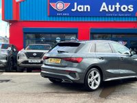 USED 2023 23 AUDI A3 1.0 TFSI 30 S line Sportback S Tronic Euro 6 (s/s) 5dr Leather+CarPlay+1owner+Alloys
