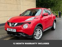 USED 2016 16 NISSAN JUKE 1.2 DIG-T N-Connecta SUV 5dr Petrol Manual Euro 6 (s/s) (115 ps) ONE OWNER - FSH RECORD