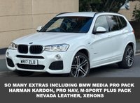 USED 2017 17 BMW X3 2.0 20d M Sport SUV 5dr Diesel Auto xDrive Euro 6 (s/s) (190 ps) 