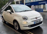 USED 2016 16 FIAT 500 1.2 Lounge Hatchback 3dr Petrol Manual Euro 6 (s/s) (69 bhp) EXCELLENT SERVICE HISTORY!