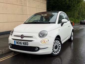 2016 FIAT 500 1.2 Lounge Hatchback 3dr Petrol Manual Euro 6 (s/s) (69 bhp) £6995.00