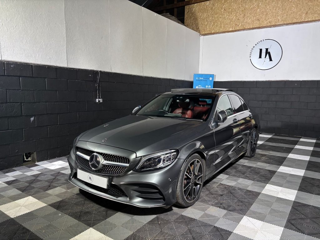 USED 2019 19 MERCEDES-BENZ C-CLASS 2.0 C300 AMG Line (Premium Plus) Saloon 4dr Petrol G-Tronic+ Euro 6 (s/s) (258 ps) 