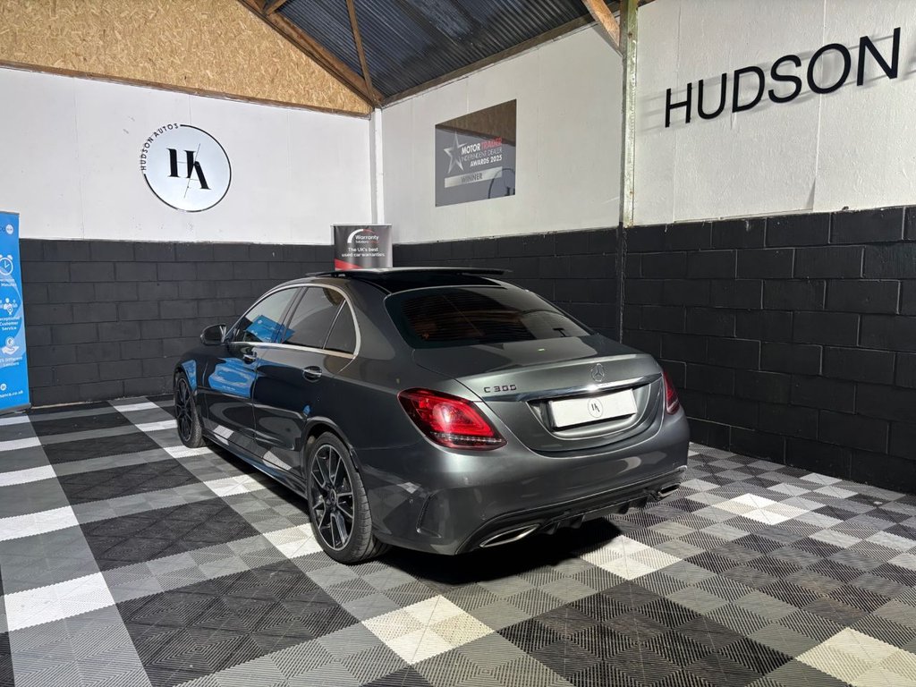 USED 2019 19 MERCEDES-BENZ C-CLASS 2.0 C300 AMG Line (Premium Plus) Saloon 4dr Petrol G-Tronic+ Euro 6 (s/s) (258 ps) 