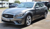 PRE-OWNED 2017 66 INFINITI Q70 2.2d Sport Saloon 4dr Diesel Auto Euro 6 (s/s) (170 ps) Graphite Shadow Metallic (&pound;680 option), Full Back Leather Interior, BOSE Audio System (&pound;650 option), 20" Alloy Wheels, Heated and Ventilated Seats, 10 Way Electric Seats With Memory, Power Tailgate, Satellite Navigation, Aluminium Pedals, Around View Monitor andParking Guidance, Heated Steering Wheel, Auto Dimming Rear View Mirror, Bluetooth Audio Streaming, Bluetooth Phone, Dual Zone Climate Control, Cruise Control, Electric Folding Mirrors, Double Glazed Windows Front and Rear
