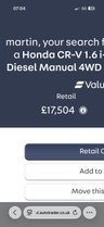 USED 2016 66 HONDA CR-V 1.6 i-DTEC EX SUV 5dr Diesel Manual 4WD Euro 6 (s/s) (160 ps) RARE TO FIND LIKE THIS ALL CARS COME WITH WARRANTY FL SERVICE  MOT VALET  FUEL 12 MONTHS AA COVER AND FULL DETAILED VALET INCLUDED