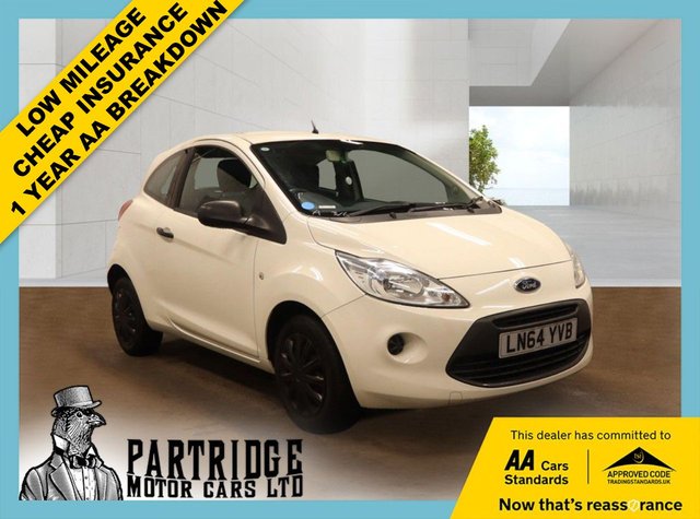 2014 FORD KA 1.2 Studio Hatchback 3dr Petrol Manual Euro 5 (69 ps) &pound;3700.00