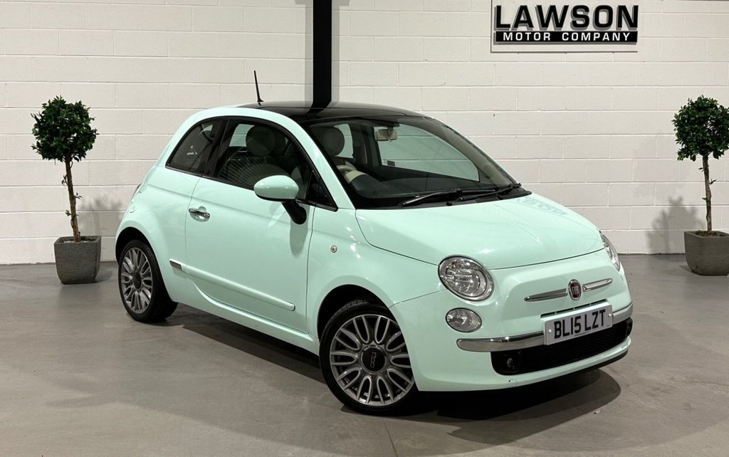 USED 2015 15 FIAT 500 1.2 Lounge Hatchback 3dr Petrol Manual Euro 6 (s/s) (69 bhp) 