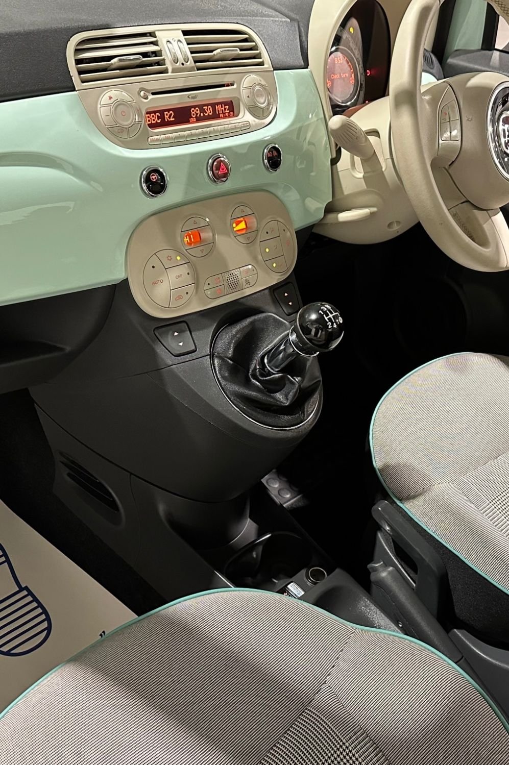 USED 2015 15 FIAT 500 1.2 Lounge Hatchback 3dr Petrol Manual Euro 6 (s/s) (69 bhp) 