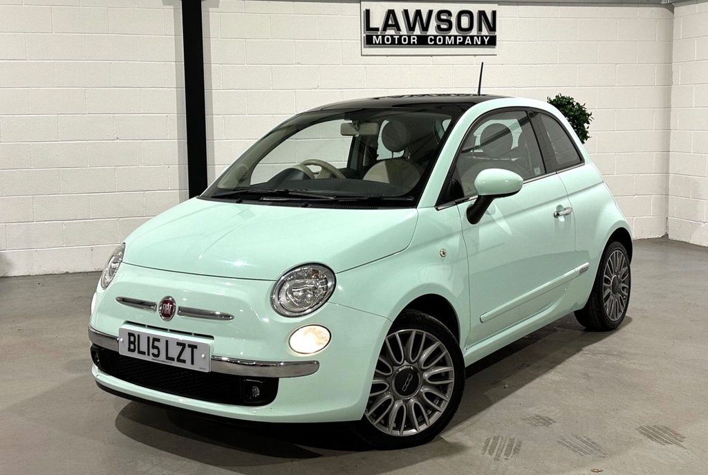 USED 2015 15 FIAT 500 1.2 Lounge Hatchback 3dr Petrol Manual Euro 6 (s/s) (69 bhp) 