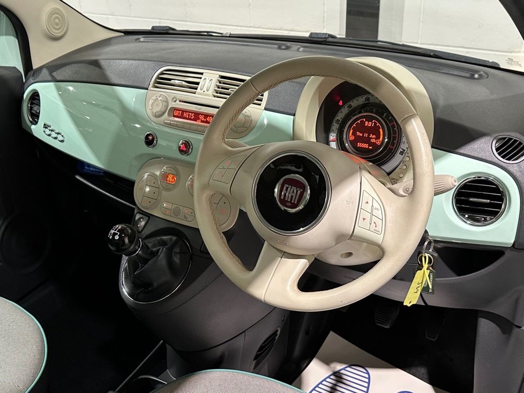 USED 2015 15 FIAT 500 1.2 Lounge Hatchback 3dr Petrol Manual Euro 6 (s/s) (69 bhp) 