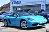USED 2019 69 PORSCHE 718 BOXSTER 2.0T Convertible GPF 2dr Petrol PDK Euro 6 | 2 KEYS | 1 PREVIOUS OWNER | MIAMI BLUE | REVERSE CAMERA |SAT NAV | CLIMATE CONTROL | 19
