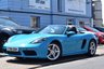 USED 2019 69 PORSCHE 718 BOXSTER 2.0T Convertible GPF 2dr Petrol PDK Euro 6 | 2 KEYS | 1 PREVIOUS OWNER | MIAMI BLUE | REVERSE CAMERA |SAT NAV | CLIMATE CONTROL | 19