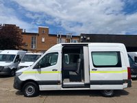 USED 2019 19 MERCEDES-BENZ SPRINTER 2.1 314 CDI L2 H2 MWB H/ROOF 140BHP. RWD. CREW CAB. 5X SEATER. FINANCE. PX. RARE CREW CAB. 5 SEATER. L2 H2 MWB. EURO 6 ULEZ.