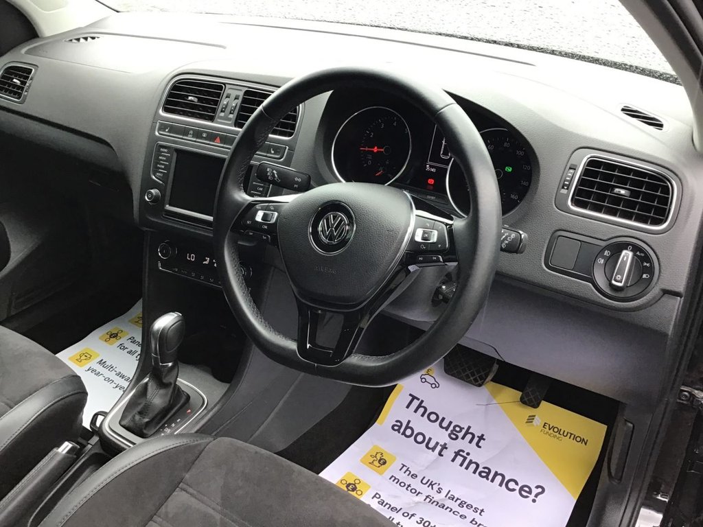 USED 2016 16 VOLKSWAGEN POLO 1.0 TSI BlueMotion Tech SEL Hatchback 5dr Petrol DSG Euro 6 (s/s) (110 bhp) 