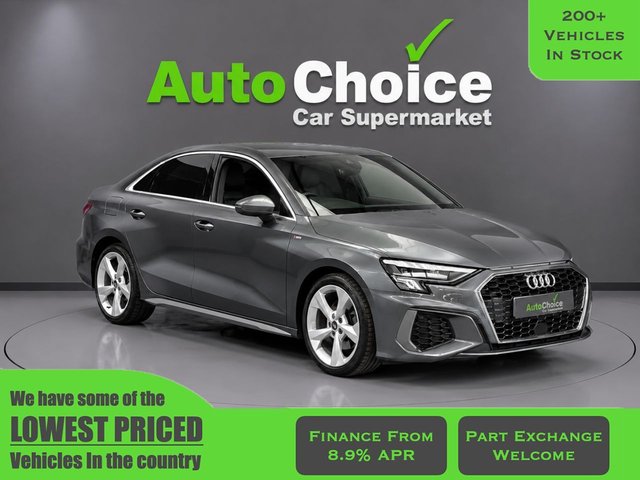 View our Audi A3 1.5 TFSI 35 S line Saloon 4dr Petrol S Tronic Euro 6 (s/s) (150 ps) in Blackburn