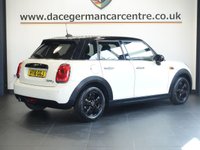 USED 2016 16 MINI HATCH 1.5 Cooper D Hatchback 5dr Diesel Manual Euro 6 (s/s) (116 ps) FULL SERVICE HISTORY + &pound;2.745 WORTH OF EXTRAS + PEPPER PACK + BLUETOOTH MEDIA STREAMING + VISUAL BOOST RADIO + DAB DIGITAL RADIO + EXCITEMENT PACKAGE + AUTOMATIC HEADLIGHTS + PARKING SENSORS + DUAL ZONE CLIMATE CONTROLLED AIR CONDITIONING + AUTOMATIC WIPERS WITH RAIN SENSOR + DAYTIME RUNNING LIGHTS + KEYLESS START + ECO STOP START SYSTEM + ELECTRIC WINDOWS + ELECTRIC MIRRORS + 15 INCH ALLOY WHEELS + PRIVACY GLASS + 60/40 REAR FOLDING SEATS....