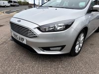 USED 2015 15 FORD FOCUS 1.6 TDCi Titanium Euro 5 (s/s) 5dr SH, cruise, auto lights,DAB