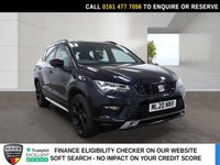 USED 2020 20 SEAT ATECA 2.0 TSI FR Black Edition SUV 5dr Petrol DSG 4Drive Euro 6 (s/s) (190 ps) FULL SEAT HISTORY+HEATED SEATS