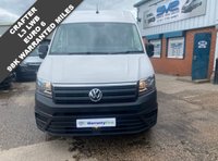 USED 2022 72 VOLKSWAGEN CRAFTER 2.0 TDI CR35 TRENDLINE LWB HIGH ROOF EURO 6 (140bhp) TOP SPEC 6 MNTH WARRANTY, FULL MOT, JUST BEEN SERVICED, VERY CLEAN!