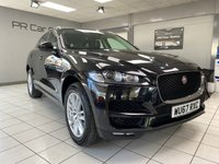 USED 2017 67 JAGUAR F-PACE 2.0 P250i Portfolio SUV 5dr Petrol Auto AWD Euro 6 (s/s) (250 ps) SANTORINI BLACK / EBONY PERFORATED WINDSOR LEATHER TRIM / PANORAMIC ROOF / 10 WAY ELECTRIC - HEATED FRONT SEATS / HEATED WINDSCREEN / NAVIGATION / REVERSING CAMERA / FRONT AND REAR PARKING SENSORS / ELECTRIC TAILGATE / LANE CONTROL / DAB AUDIO / BLUETOOTH / USB / 19"ALLOY WHEELS