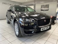 USED 2017 67 JAGUAR F-PACE 2.0 P250i Portfolio SUV 5dr Petrol Auto AWD Euro 6 (s/s) (250 ps) SANTORINI BLACK / EBONY PERFORATED WINDSOR LEATHER TRIM / PANORAMIC ROOF / 10 WAY ELECTRIC - HEATED FRONT SEATS / HEATED WINDSCREEN / NAVIGATION / REVERSING CAMERA / FRONT AND REAR PARKING SENSORS / ELECTRIC TAILGATE / LANE CONTROL / DAB AUDIO / BLUETOOTH / USB / 19"ALLOY WHEELS