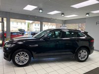 USED 2017 67 JAGUAR F-PACE 2.0 P250i Portfolio SUV 5dr Petrol Auto AWD Euro 6 (s/s) (250 ps) SANTORINI BLACK / EBONY PERFORATED WINDSOR LEATHER TRIM / PANORAMIC ROOF / 10 WAY ELECTRIC - HEATED FRONT SEATS / HEATED WINDSCREEN / NAVIGATION / REVERSING CAMERA / FRONT AND REAR PARKING SENSORS / ELECTRIC TAILGATE / LANE CONTROL / DAB AUDIO / BLUETOOTH / USB / 19"ALLOY WHEELS