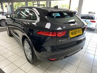 USED 2017 67 JAGUAR F-PACE 2.0 P250i Portfolio SUV 5dr Petrol Auto AWD Euro 6 (s/s) (250 ps) SANTORINI BLACK / EBONY PERFORATED WINDSOR LEATHER TRIM / PANORAMIC ROOF / 10 WAY ELECTRIC - HEATED FRONT SEATS / HEATED WINDSCREEN / NAVIGATION / REVERSING CAMERA / FRONT AND REAR PARKING SENSORS / ELECTRIC TAILGATE / LANE CONTROL / DAB AUDIO / BLUETOOTH / USB / 19"ALLOY WHEELS
