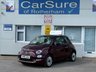 USED 2015 65 FIAT 500 1.2 Lounge Hatchback 3dr Petrol Manual Euro 6 (s/s) (69 bhp) SERVICE HISTORY, LOW MILES - ONLY 76K, BLUETOOTH, REAR PARKING SENSORS, AUX / USB INPUTS, AIR CON, 12 MONTHS MOT, 23 MONTHS WARRANTY, 12 MONTHS AA BREAKDOWN COVER