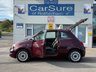 USED 2015 65 FIAT 500 1.2 Lounge Hatchback 3dr Petrol Manual Euro 6 (s/s) (69 bhp) SERVICE HISTORY, LOW MILES - ONLY 76K, BLUETOOTH, REAR PARKING SENSORS, AUX / USB INPUTS, AIR CON, 12 MONTHS MOT, 23 MONTHS WARRANTY, 12 MONTHS AA BREAKDOWN COVER