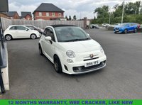 USED 2015 15 ABARTH 595C 1.4 T-Jet Turismo Cabrio 2dr Petrol Manual Euro 6 (160 bhp) 12 MONTH' S WARRANTY, TOP OF THE RANGE