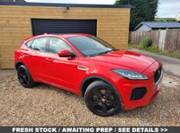 USED 2019 19 JAGUAR E-PACE 2.0 P250 R-Dynamic SE SUV 5dr Petrol Auto AWD Euro 6 (s/s) (249 ps) CALDERA RED / BLACK LEATHER TRIM / HEATED-MEMORY FRONT SEATS / PANORAMIC ROOF / DUAL ZONE CLIMATE / HEATED WINDSCREEN / ELECTRIC WINDOWS / POWERFOLD MIRRORS / SATNAV / DAB TUNER / BLUETOOTH / ANDROID AUTO / APPLE CARPLAY / REAR CAMERA / FRONT/REAR SENSORS / CRUISE CONTROL / SPEED LIMITER / AUTO LIGHTS-WIPERS / POWERED TAILGATE / PRIVACY GLASS / 19" GLOSS BLACK ALLOYS / SERVICE HISTORY