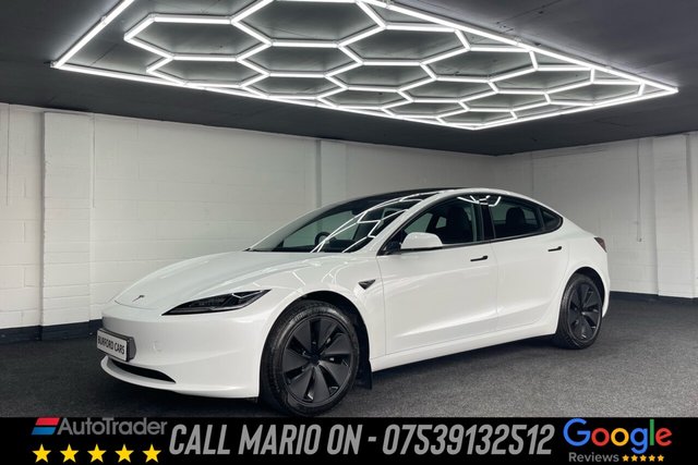 View our Tesla Model 3 62.5kWh Standard Saloon 4dr Electric Auto RWD (208 ps)