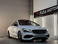 USED 2018 68 MERCEDES-BENZ CLA 2.1 CLA220d AMG Line Night Edition (Plus) Coupe 4dr Diesel 7G-DCT Euro 6 (s/s) (170 ps) APPLE CAR PLAY + PAN ROOF