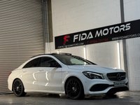 USED 2018 68 MERCEDES-BENZ CLA 2.1 CLA220d AMG Line Night Edition (Plus) Coupe 4dr Diesel 7G-DCT Euro 6 (s/s) (170 ps) APPLE CAR PLAY + PAN ROOF