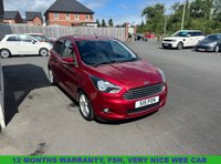 USED 2017 S FORD KA+ 1.2 Ti-VCT Zetec Hatchback 5dr Petrol Manual Euro 6 (70 ps) 12 MONTH' S WARRANTY, FSH