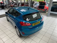USED 2019 69 FORD FIESTA 1.1 Ti-VCT Zetec Hatchback 5dr Petrol Manual Euro 6 (s/s) (85 ps) ANTIGUA BLUE METALLIC / BLACK CLOTH TRIM / CLIMATE CONTROL / HEATED WINDSCREEN / ELECTRIC FRONT WINDOWS / MIRRORS / SPEED LIMITER / SATNAV / DAB FM AM TUNER / BLUETOOTH / USB / FORD SYNC / STEERING WHEEL AUDIO CONTROLS / REMOTE LOCKING / 15" ALLOY WHEELS